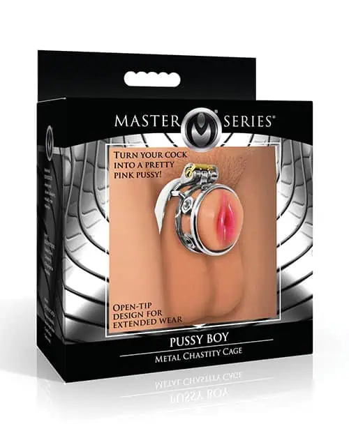Pussy Boy Metal Chastity Cage - Featured Image
