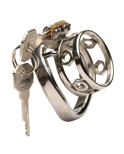 Pussy Boy Metal Chastity Cage - Image 3