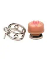 Pussy Boy Metal Chastity Cage - Image 4