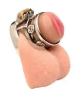 Pussy Boy Metal Chastity Cage - Image 6