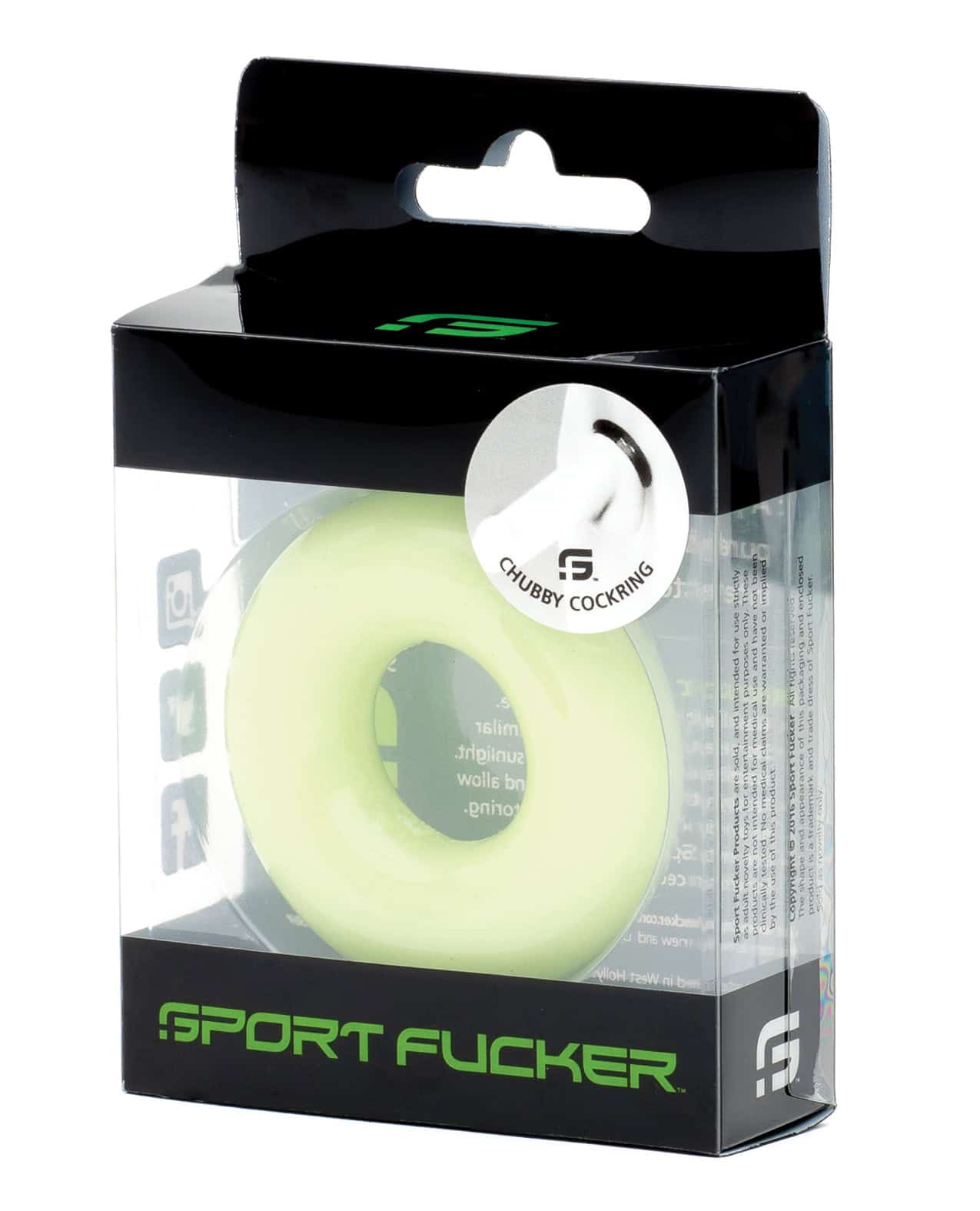 Sport Fucker Chubby Cockring – Glow