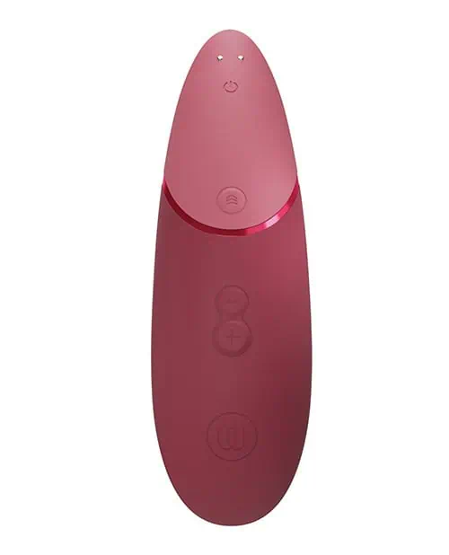 Womanizer Next Rechargeable Silicone 3D Pleasure Air Clitoral Stimulator - Bordeaux Red - Image 5