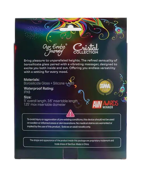 Cristal Royal Touch Glass and Silicone Vibrator - Image 6