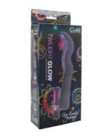 Cristal Twilight Glow Glass Dildo w/Clitoral Vibrator - Image 6