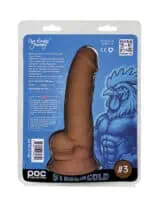 Power of Cock 8 Inch Dildo - Tan - Image 2
