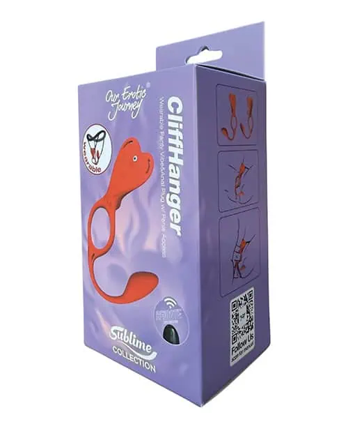 Sublime Cliffhanger Wearable Panty Vibe & Anal Plug w/Penis Access - Image 4