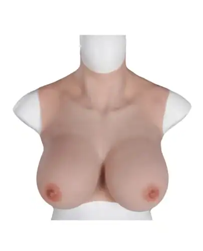 XX-DREAMSTOYS Ultra Realistic E Cup Breast Form Large – Ivory