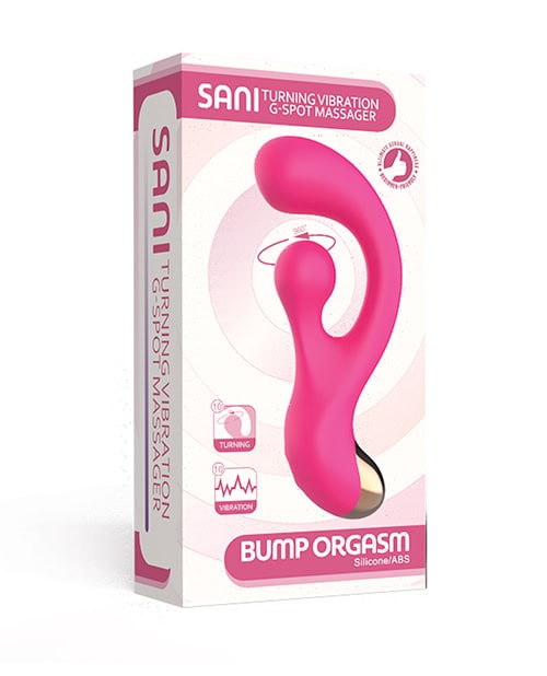 Bump Orgasm Turning Vibration G-Spot Massager – Pink